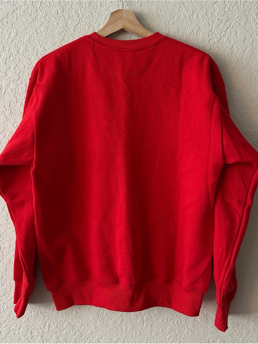 PINK Victoria's Secret Red 'Meet Me at the Rink' Crewneck Sweatshirt - Picture 4 of 5